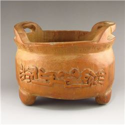 Chinese Bamboo Incense Burner