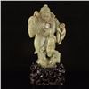 Image 1 : Superb Chinese Qing Dynasty Hetian Jade Zhongkui Statue