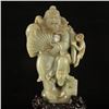 Image 2 : Superb Chinese Qing Dynasty Hetian Jade Zhongkui Statue
