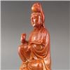 Image 7 : Chinese Shoushan Stone Ruyi Kwan-yin Statue