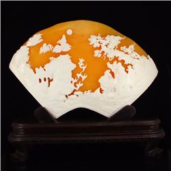 Indonesia Jin Tian Huang Statue - Sage & Mountain w Certificate