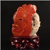 Image 6 : Superb Chinese Natural Jade Statue - Dragon & Phoenix
