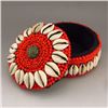 Image 3 : Handmade Tibet Jewelry Box Inlay Red Coral & Shell