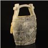 Image 4 : Chinese Shoushan Stone Bucket Statue