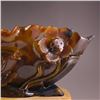 Image 2 : Chinese Natural Agate Statue - Carp & Lotus