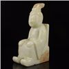Image 4 : Chinese Natural Jade Statue - Sage