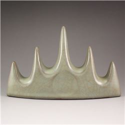 Chinese Long Quan Kiln Porcelain Brush Pen Shelf