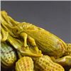 Image 6 : Superb Chinese Shoushan Stone Statue - Peanuts & Grapes