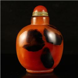 Beautiful Design Chinese Natural Agate Snuff Bottle