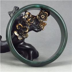 Internal Diameter 56 mm Chinese Natural Agate Bracelet