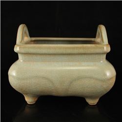 Chinese Long Quan Kiln Porcelain Incense Burner