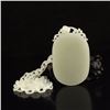 Image 1 : Chinese Natural Hetian Jade Lucky Pendant Carved By One Piece Jade