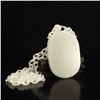 Image 2 : Chinese Natural Hetian Jade Lucky Pendant Carved By One Piece Jade