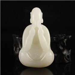 Chinese Hetian Jade Pendant - Buddha