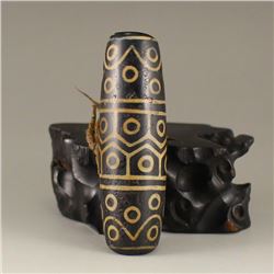 Vintage Chinese DZI Agate Pendant