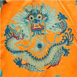 Chinese Emperor's Silk Cloth Dragon Robe