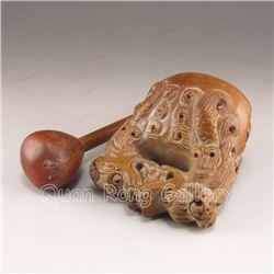 Chinese Boxwood Wood Buddhism Prayer Tools - Wooden Fish