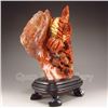 Image 6 : Chinese Shoushan Stone Statue - Eagle & Pine Tree