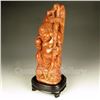 Image 4 : Chinese Shoushan Stone Statue - Taoism Fortune Deity Liuhai & 3 Legs Toad