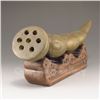 Image 3 : Handmade Chinese Zisha Statue - Lotus Root