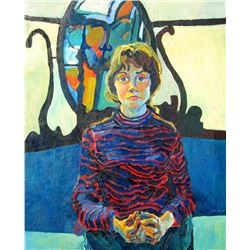 Portrait of a Woman Seated before a Dressing Mirror