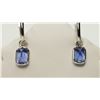 Image 1 : #10-14KT GOLD TANZANITE EARRINGS