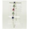 Image 1 : #12-STERLING SILVER SAPPHIRE ,RUBY ,EMERALD