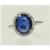 Image 2 : #23-STERLING SILVER SAPPHIRE RING