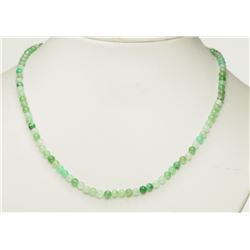 #26-STERLING SILVER CHALDEDONY NECKLACE