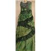 Image 1 : BRAND NEW 2PC GREEN AND BLACK GOWN SIZE 2