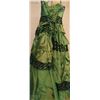 Image 2 : BRAND NEW 2PC GREEN AND BLACK GOWN SIZE 2