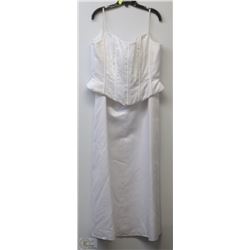 SIZE 12 -2PC NEW WEDDING GOWN CORSET TOP