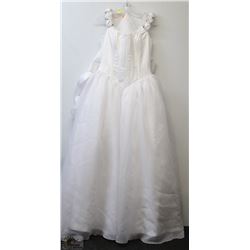 SIZE 16 NEW WEDDING GOWN CORSET TOP, ROSE BUD