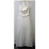 Image 1 : SIZE 6 NEW WEDDING GOWN WITH TRAIN, BEADED TOP