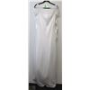 Image 1 : SIZE 12 NEW ELEGANT WEDDING GOWN CHIFFON W/ TRAIN
