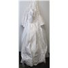 Image 1 : SIZE 16 NEW LACE & SATIN WEDDING GOWN W/ SLEEVES