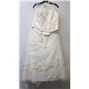 Image 1 : SIZE 6 NEW 2PC EMBROIDERED & BEADED TOP WEDDING
