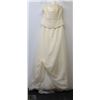 Image 1 : SIZE 8 NEW  RUFFLED TOP WEDDING GOWN W/ TRAIN