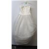 Image 1 : SIZE 12 NEW ALFRED SUNG WEDDING GOWN LACE SKIRT