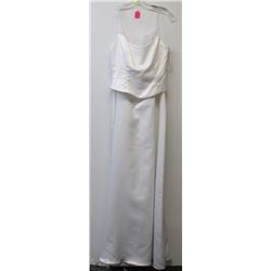 SIZE 14 NEW LIGHT MATERIAL WHITE WEDDING GOWN