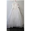 Image 1 : SIZE 10 NEW EMBROIDERED/BEADED WEDDING GOWN