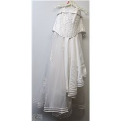 SIZE UNKNOWN NEW 2PC FULL CORSET TOP WEDDING