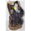 Image 1 : LARGE WIZARD FIGURINE WITH LARGE CRYSTAL BALL 12"H