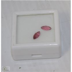 TRP272) NATURAL TOURMALINE 2PCS 1CT FOR EARRINGS