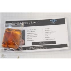 TRP244) CITRINE 93.7 WITH COA HUE ENHANCED