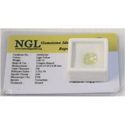 TRP255) NATURAL SAPPHIRE 5.4CT WITH COA HEATED