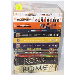 LOT OF 12 TV SEASONS BOX SETS INCLUDING: SONS OF