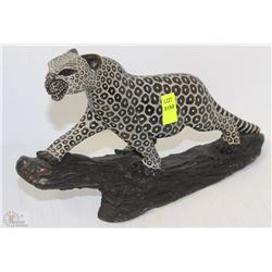SOAPSTONE CARVED "LEOPARD "