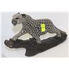Image 1 : SOAPSTONE CARVED "LEOPARD "