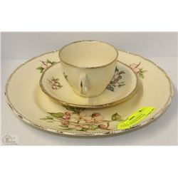 3PC ROYAL SWAN MADE IN STAFFORDSHIRE ENGLAND